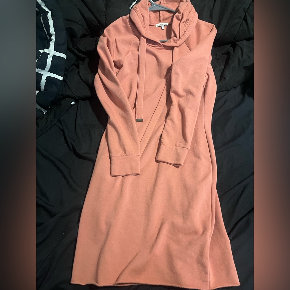 Charlotte Russe Blush Long Sleeve Dress